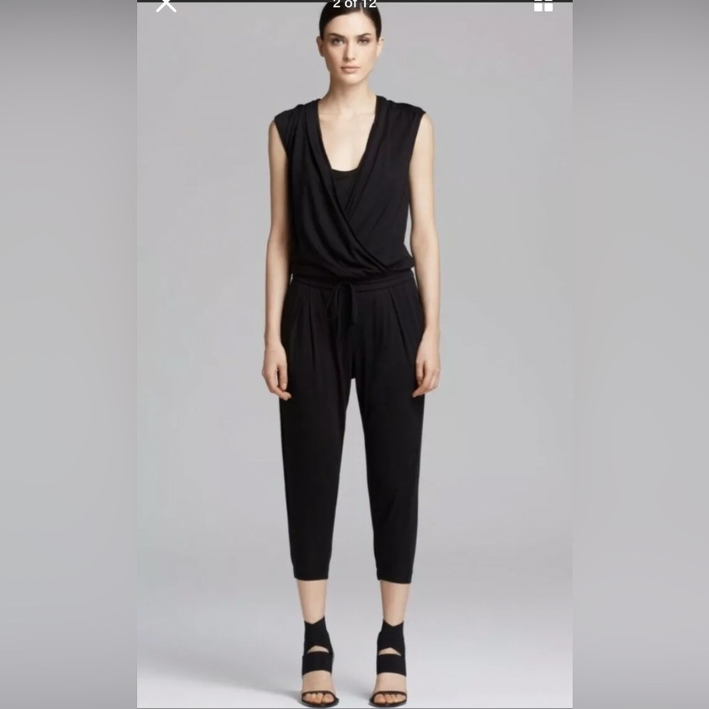 NWOT Helmut Lang Drawstring Skinny legging tired relax loungewear cotton 1-piece